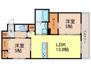 へーベルメゾン神楽夙川ウエストの物件間取画像